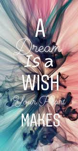 Wish Quotes A Dream Is A Wish Your Heart Makes Wallpaper Quotes Inspirational Quotes Wallpapers Cute Quotes