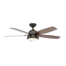 $40 $80 hampton bay solo 2 ft. Hunter Channelside 52 In Led Indoor Outdoor Noble Bronze Ceiling Fan With Remote Control 59040 The Home Depot Bronze Ceiling Fan Ceiling Fan With Remote Ceiling Fan
