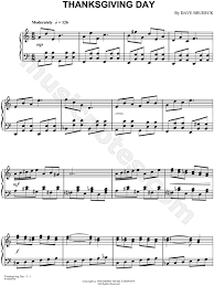 Thanksgiving is a 2/4 march sheet music from ireland for the violin and guitar. Dave Brubeck Thanksgiving Day Sheet Music Piano Solo In C Major Download Print Sku Mn0015978