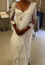 Wowww Very Unique Looking Bridal Saree Indian Bridal Fashion Saree Designs Christian Wedding Dress
