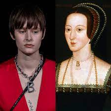 It's worth noting that there are no 100% verifiable portraits of anne boleyn that exist today. Anne Boleyn S B Necklace Inspired The Balenciaga Aw19 Show Tatler