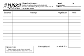 Check spelling or type a new query. Contoh Bentuk Nota Penjualan Download Suratresmi Com