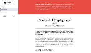 Find contract templates for drafting. Free Employment Contract Template Uk Better Proposals