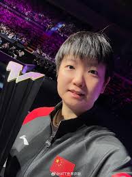 WTT澳门冠军赛2025 女单冠军自拍🤳