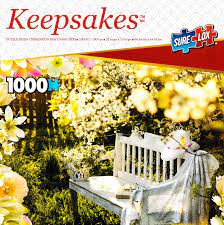 Incredible value with 4 puzzles in 1. Garden Retreat 1000 Piece Jigsaw Puzzle By Sure Lox Tcgtoys Keepsakes Collection Puzzles Toys Games