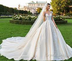 Crystal Design 2018 Wedding Dresses Royal Garden Haute Couture Bridal Collections Wedding Inspirasi Fluffy Wedding Dress Ball Gowns Wedding Wedding Dresses