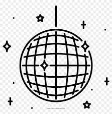 This clipart image is transparent backgroud and png format. Reward Disco Ball Coloring Page Ultra Pages Disco Coloring Pages Free Transparent Png Clipart Images Download