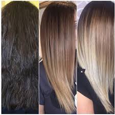 Image Result For Process Of Going From Brunette To Blonde Black Hair Balayage Pretty Hair Color Brunette To Blonde