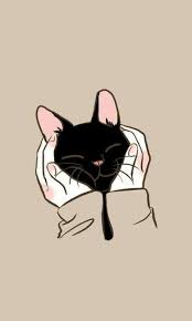 Pin By Zeynep On Illustrations And Paintings Kitten Wallpaper Cat Art Cute Wallpapers