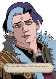 Customisable Final Fantasy XIV 14 Emet Selch Ascian Birthday A5 Card,  Perfect for Gifts, or Funny Card for Video Game Fans