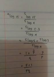Check spelling or type a new query. Diketahui 3log 5 P Dan 5log 4 Q Tentukan Nilai 4log 15 Brainly Co Id