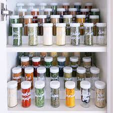 Pin By Lauren Huray On The Kitchen The Home Edit Diy Pantry Organization Spice Jars