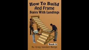 6 riser step, precast concrete, 48 inches wide with 48 deep landing. How To Build And Frame Stairs With Landings Youtube