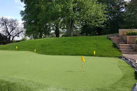 For outdoor installations, the turf and fringe are then stapled to the panels. How To Build Your Own Putting Green Golf Swing Systems