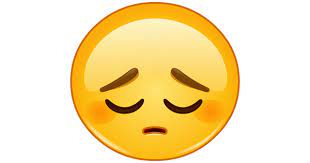 Quietly considering where things all went wrong. Sad Face Emoji Symbols Emoticons