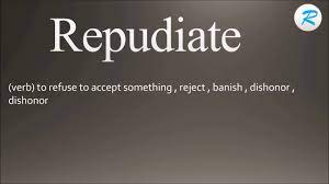 Listen to the audio pronunciation in the cambridge english dictionary. How To Pronounce Repudiate Youtube