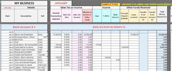 Free Excel Bookkeeping Templates Small Business