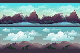Parallax Horizontal Game Backgrounds Free 2d Art Itch Io