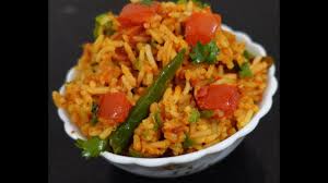 Simple And Spicy Tomato Rice Recipe How To Make Tomato Rice Tamatar Rice In 2020 Tomato Rice Rice Recipes Recipes