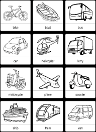 Download these super cute, free printable, transportation tracing worskheets for handwriting practice with preschoolers and kindergartners vroom grab these super cute, free printable transportation tracing worksheet pack for practice alphabet tracing letters. Transport Vocabulary For Kids Learning English Printable Resources