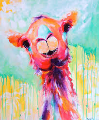 My Art Amira Rahim Camels Art Art Llama Painting