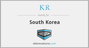 Abbreviations & acronyms abbreviations & acron. Kr South Korea
