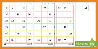 Below worksheets teach the concept of ordering numbers to kindergarten kids by using various different types of worksheets like fill in the missing numbers, find what comes before and after a number, arranging numbers in correct number order. Missing Number Tracks 0 50 Teacher Made