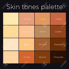 stock vector in 2019 skin color palette skin color chart