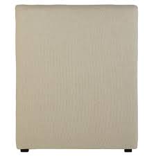 Tete de lit dyla 178×76 cm beige kave home. Housse De Tete De Lit 90 En Velours Ecru Morphee Maisons Du Monde