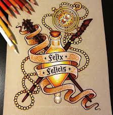 Liquid Luck Commission Disegni Di Harry Potter Harry Potter Illustrazioni Tatuaggi Di Harry Potter