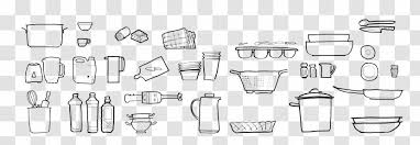 Utensils cooking clipart images for free clip art, right click on this utensils clipart and save in your local drive,. Kitchen Black And White Clip Art Home Color Utensils Transparent Png