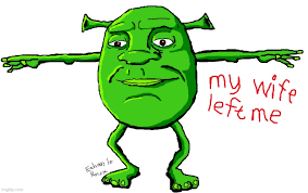 Buy shrek mike wazowski meme by madgeik as a t shirt classic t shirt tri blend t shirt lightweight hoodie fitted scoop t shirt fitted v neck t shirt relaxed fit t shirt graphic t shirt chiffon top. E Imgflip