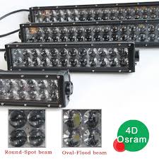 Fish Eye Lens Osram 4d 52inch Led Light Bar For Offroad Light Use Fish Eye Lens Bar Lighting Led Light Bars