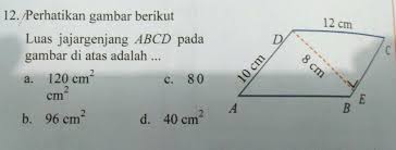 Klik gambar di bawah ini untuk melihat video cara mencari keliling jajargenjang luas jajargenjang sama dengan luas persegi panjang. Luas Jajargenjang Abcd Pada Gambar Diatas Adalah Cara Golden