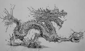 Pencil Sketches Amazing Pencil Drawing Of A Water Dragon Facebook Hand drawn water dragon illustration. amazing pencil drawing
