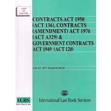 In malaysia, contract law is governed and enforced by the contract act 1950 (ca 1950). Contracts Act 1950 Act 136 Contracts Amendment Act 1976 Act A329 Government Contracts Act 1949 Act120 As At March 18