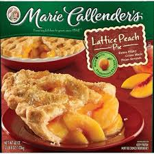 One of my favorite tv dinner brands is marie callendar's. Marie Callender S Frozen Pie Dessert Lattice Peach 40 Ounce Walmart Com Pie Dessert Frozen Pie Marie Callenders Recipes