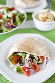 Spoon salad mixture evenly into halves. 62 Pita Pocket Sandwiches Ideas Cooking Recipes Recipes Food
