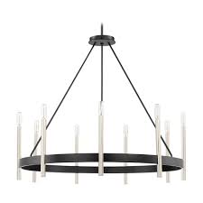 For christmas last year my wife asked me for a chandelier that she had seen in a hardware store. Modern Industrial Chandelier Black Anthem By Quoizel Lighting Ath5009k Destination Lighting
