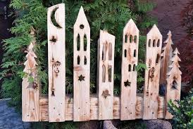 Garten Landliche Dekodorf Hauseingang Terrasse Balkon Geschenk Aus Paletten Holz Natur Oder Geflammt Hauseingang Winterdekorationen Holz Basteln Weihnachten