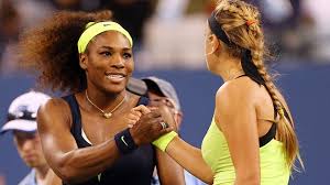 Vika was kind of dominating her and was a set and break up. I Like How Victoria Azarenka Braids Her Hair I D Probably Try And Do It Without The Orange Hair Band Thoug Professional Tennis Players Orange Hair Her Hair