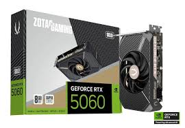 ZOTAC GAMING GEFORCE RTX5060 SOLO 8GB GDDR7 (Single Fan, ZT ...
