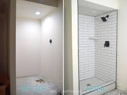 Natalie From The Blog The Creative Mom Partnered With The Home Depot And Pfister For A Bathroom Renovation With Images Shower Renovation Bath Renovation Bathrooms Remodel