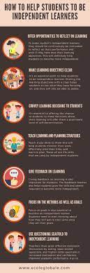 How To Help Students To Be Independent Learners | Educational Infographic,  Learners, Student