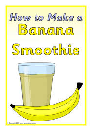 When you find yourself with more ripe bananas than you can eat, freeze them and you'll have frozen bananas ready whenever you want to make a smoothie. How To Make A Banana Smoothie Instructions Sb11355 Sparklebox