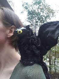 Toothless Night Fury Inspired Shoulder Puppet Dragon Toothless Night Fury Night Fury Toothless