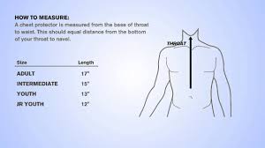 Easton Chest Protector Sizing