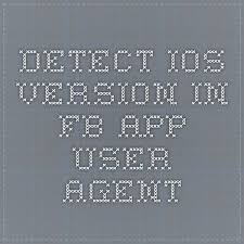 Is This A Facebook For Ios Webview User Agent Users Ios This Or That Questions