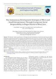 Berbeda dengan tahun lalu, untuk tahun 2021 setiap umkm akan mendapatkan bantuan modal rp 1,2 juta. Pdf The Autonomous Development Strategies Of Micro And Small Entrepreneurs Through Coorporate Social Responsibility In Bogor District Of West Java