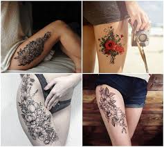 Hips tattoo, tiger design, meet ms. Thigh Tattoos For Women Beautiful Ideas And Design Tips